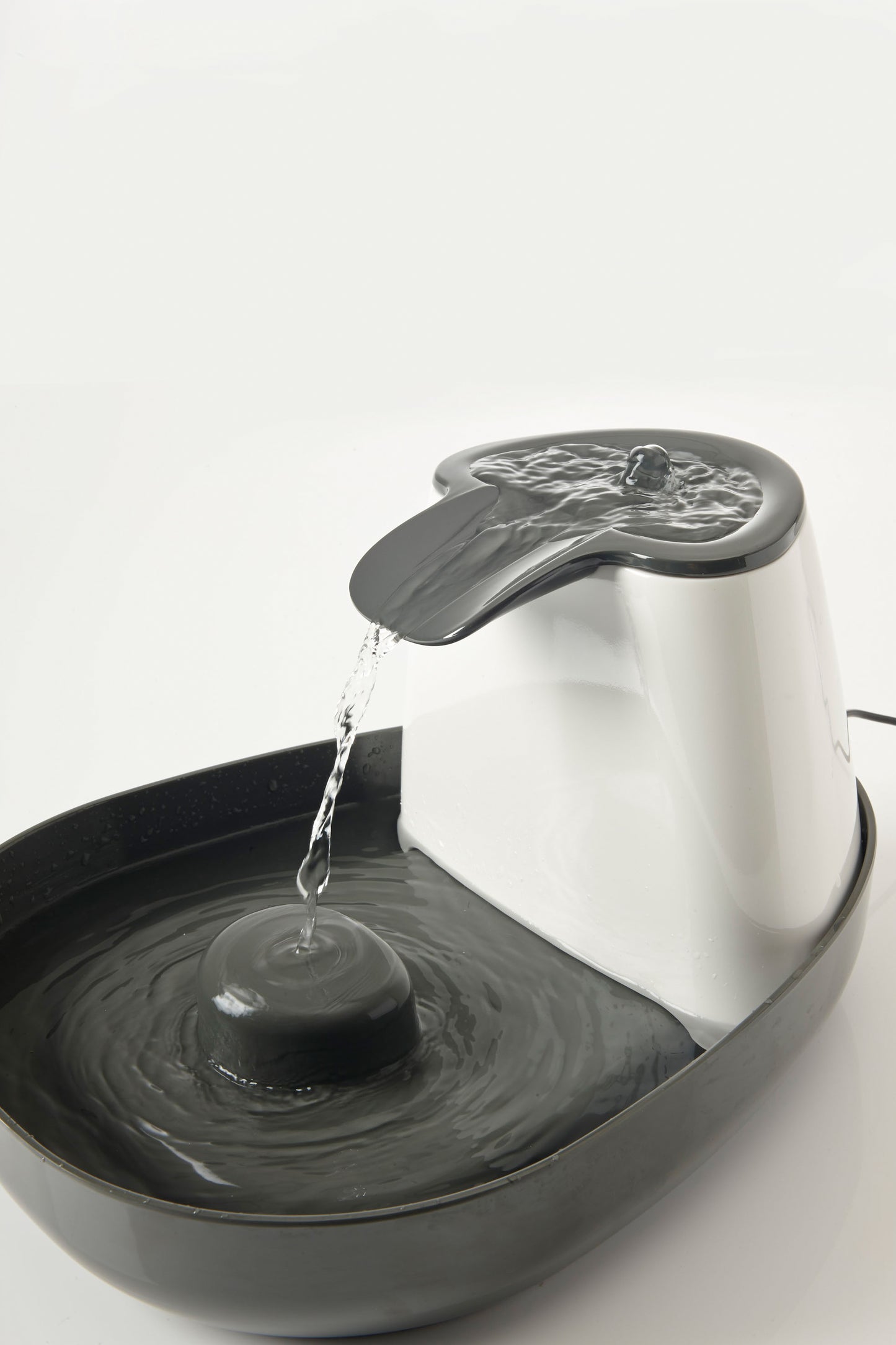 Vattenfontän Cascade Grå 1,5L