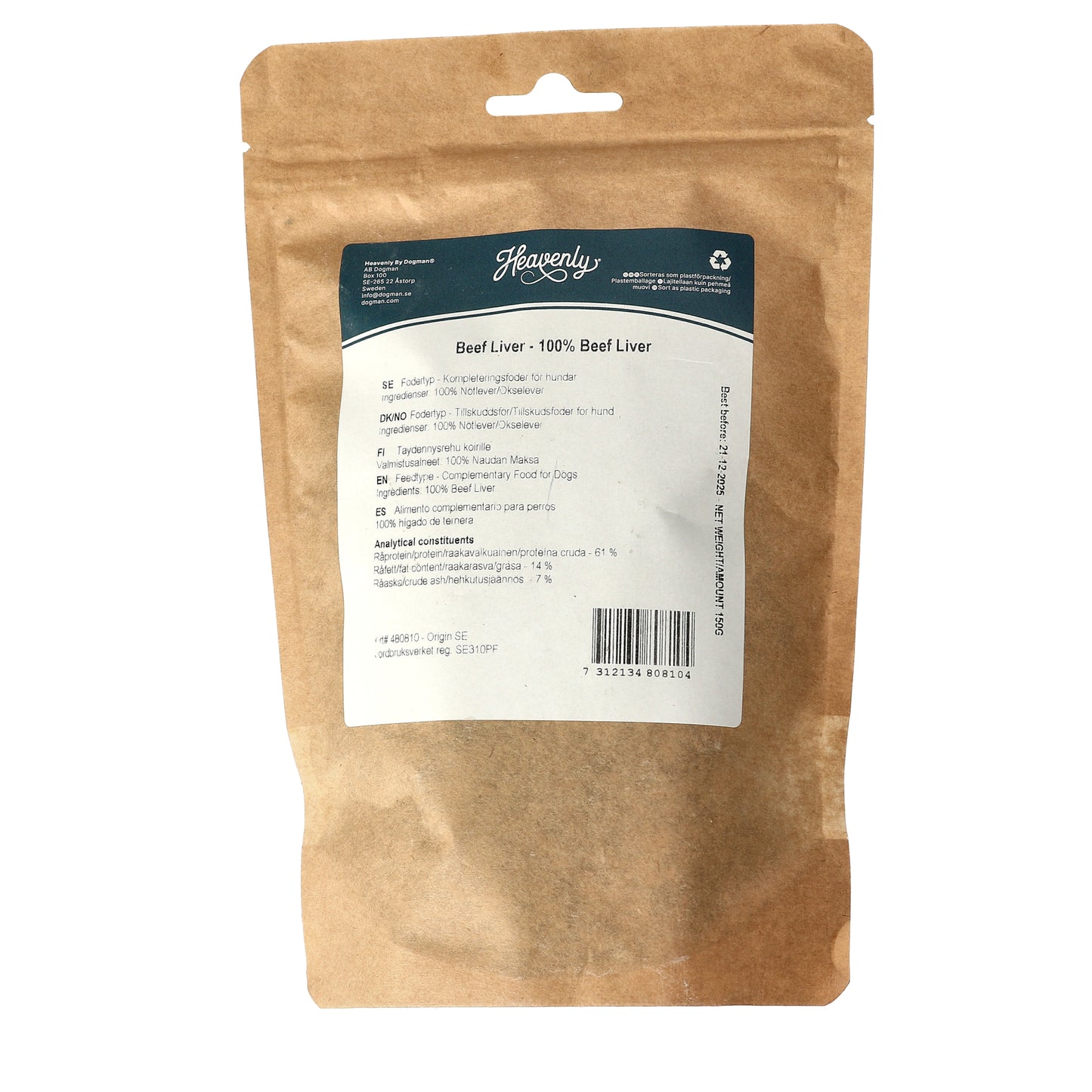 Nötlever 150g