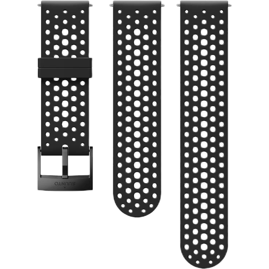 24 EXP2 Silicone Strap M+L Black