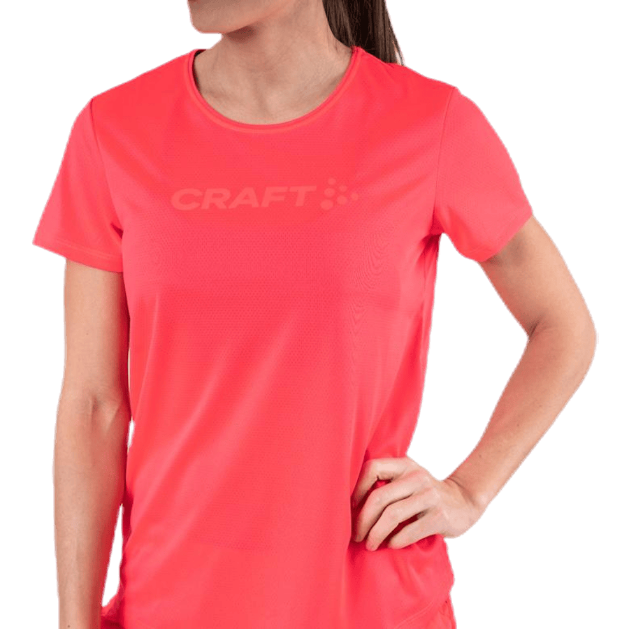 Core Essence SS Mesh Tee Pink
