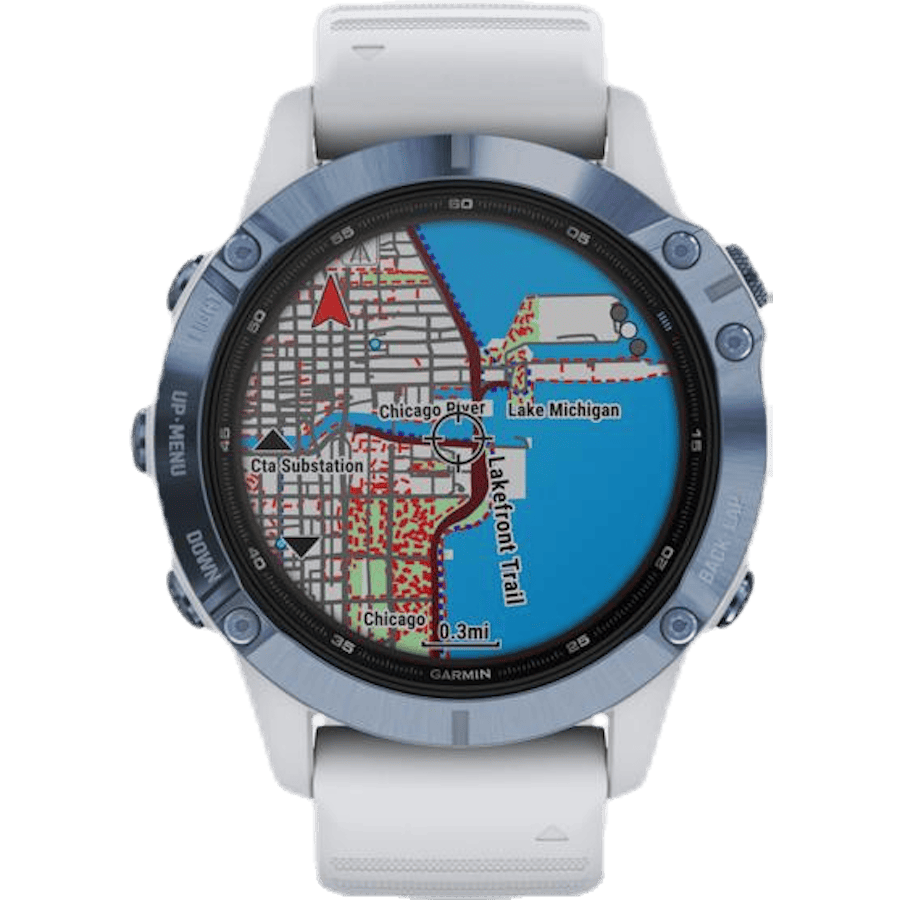Fenix 6 Pro Solar Blue/White
