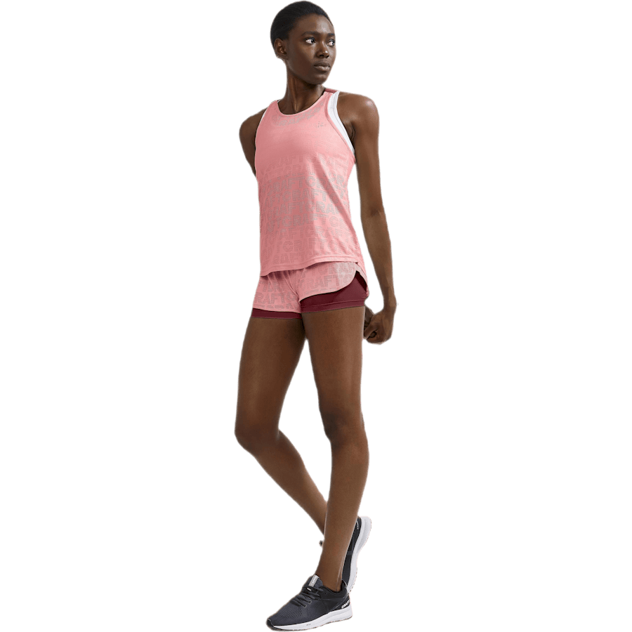 Core Charge Logo Shorts Pink/Red