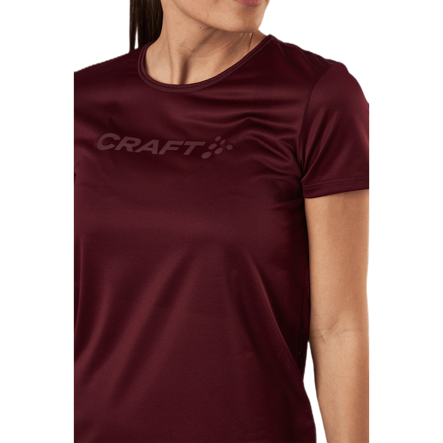 Core Essence SS Mesh Tee Red