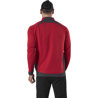 Half Zip Red