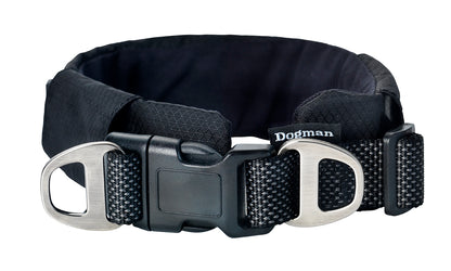 Fodrat Hundhalsband Emmi Ställbart Svart XL
