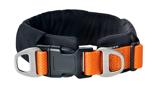 Emmi Fodrat Hundhalsband Ställbart Orange XL