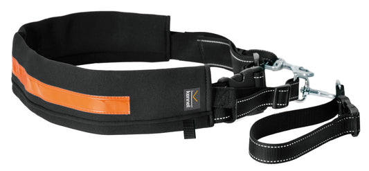 Kennel Equip - Dragbälte Jogging Gear Svart S-M