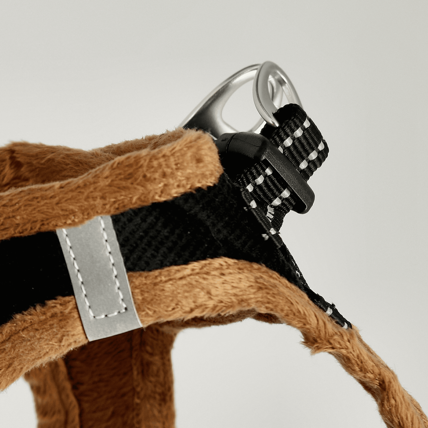 Step-in Plush Hundsele Svart XS