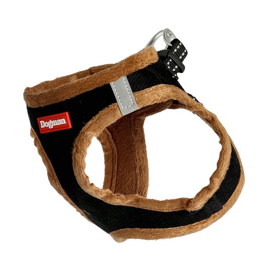 Step-in Plush Hundsele Svart XS
