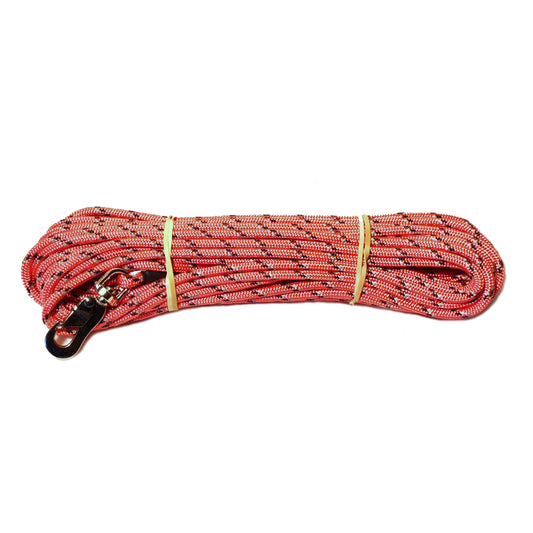 Spårlina Flätad Reflex Rosa 15m
