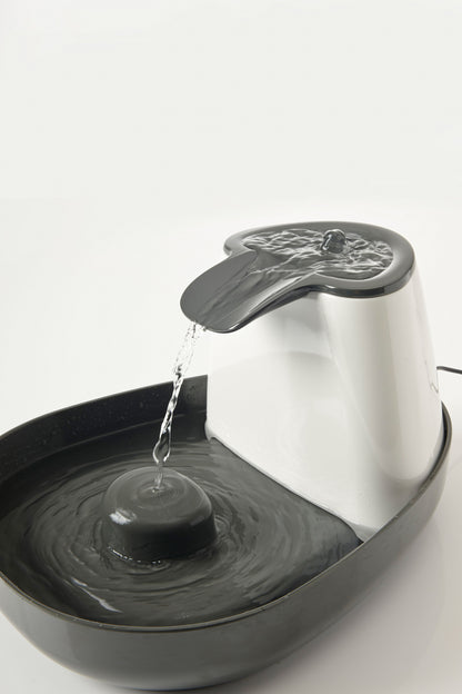 Vattenfontän Cascade Grå 1,5L