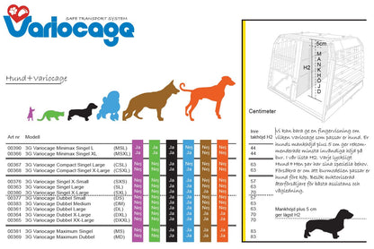 VarioCage Singel Hundbur Maximum