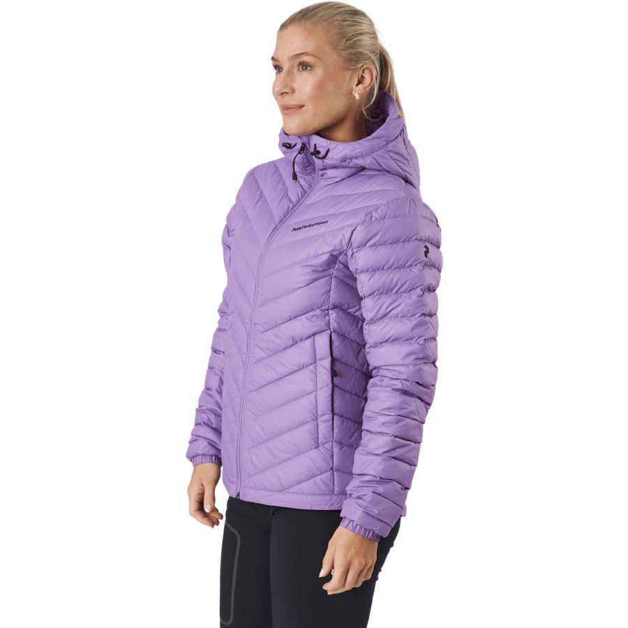 W Frost Down Hood Jacket Action Lilac