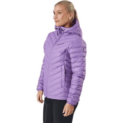 W Frost Down Hood Jacket Action Lilac