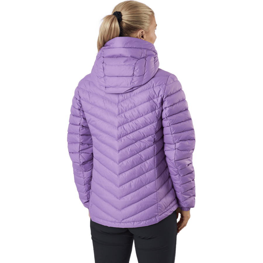 W Frost Down Hood Jacket Action Lilac