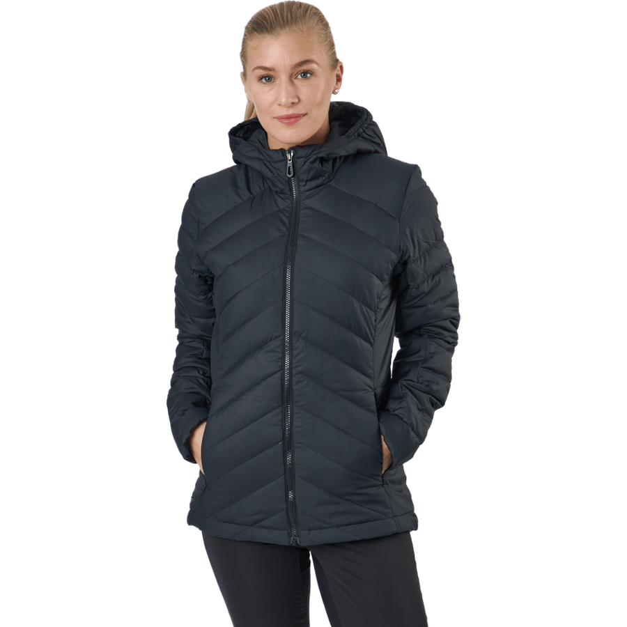 Transition Down Hoodie W Black