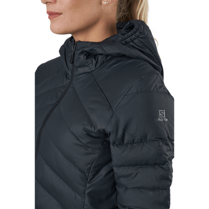 Transition Down Hoodie W Black
