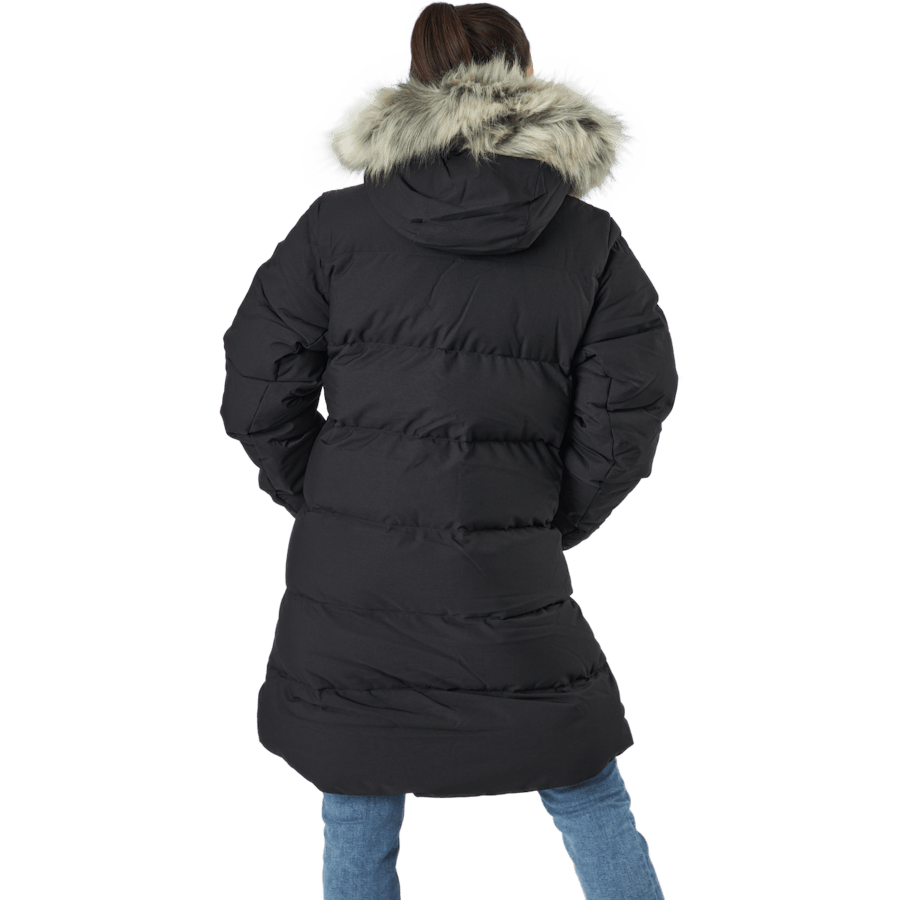 W Blossom Puffy P Black