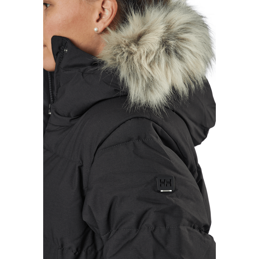 W Blossom Puffy P Black