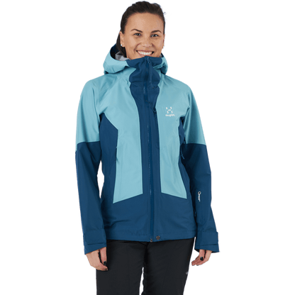 Lumi Jacket Women Dark Ocean/frost Blue
