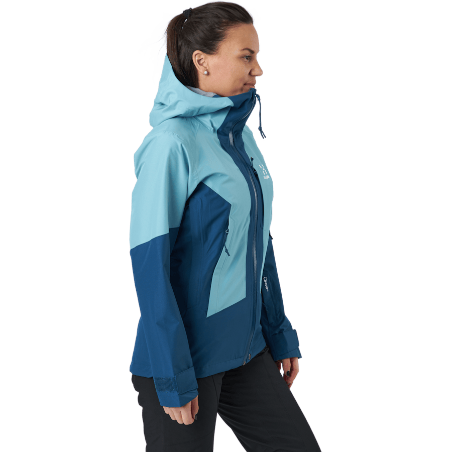 Lumi Jacket Women Dark Ocean/frost Blue
