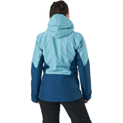 Lumi Jacket Women Dark Ocean/frost Blue