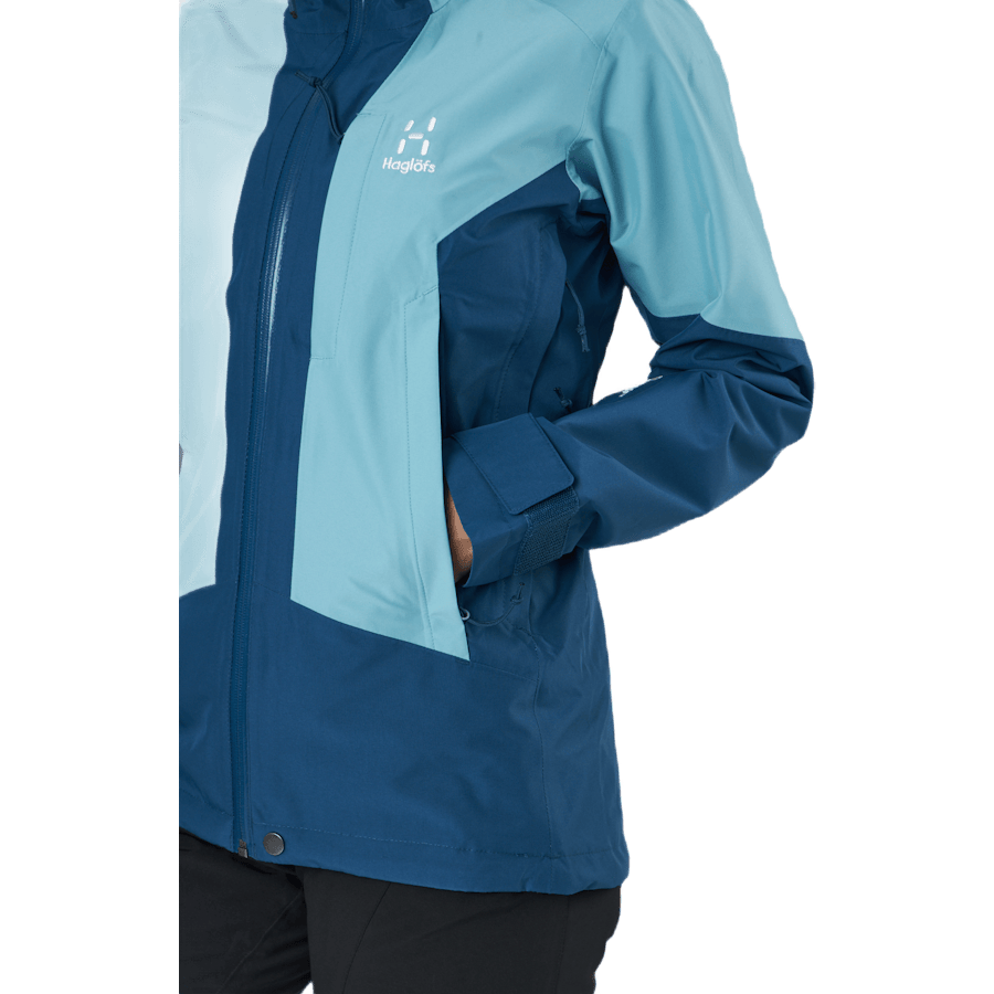 Lumi Jacket Women Dark Ocean/frost Blue