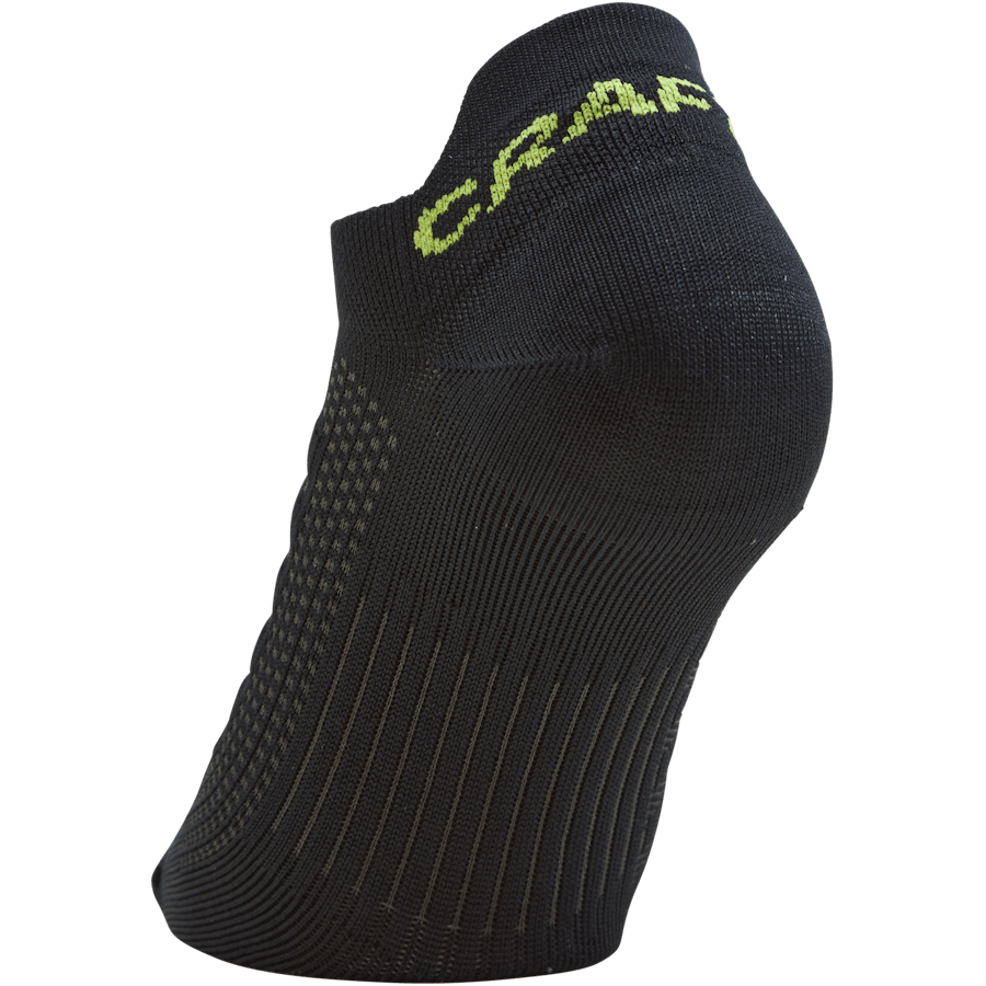 Adv Dry Mid Shaftless Sock Black