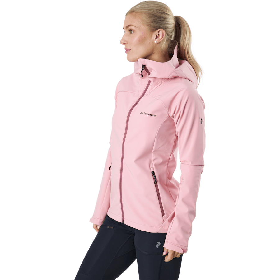 W Explore Hood Jacket Warm Blush