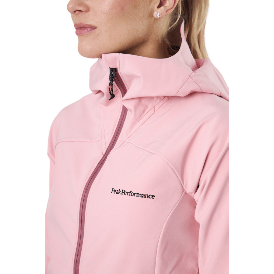 W Explore Hood Jacket Warm Blush