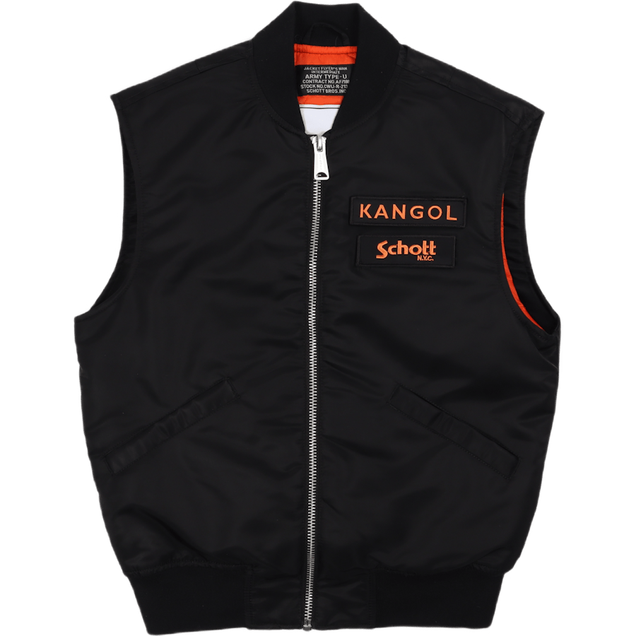 Ma-v Kangol X Schott Black