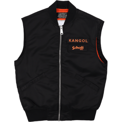 Ma-v Kangol X Schott Black