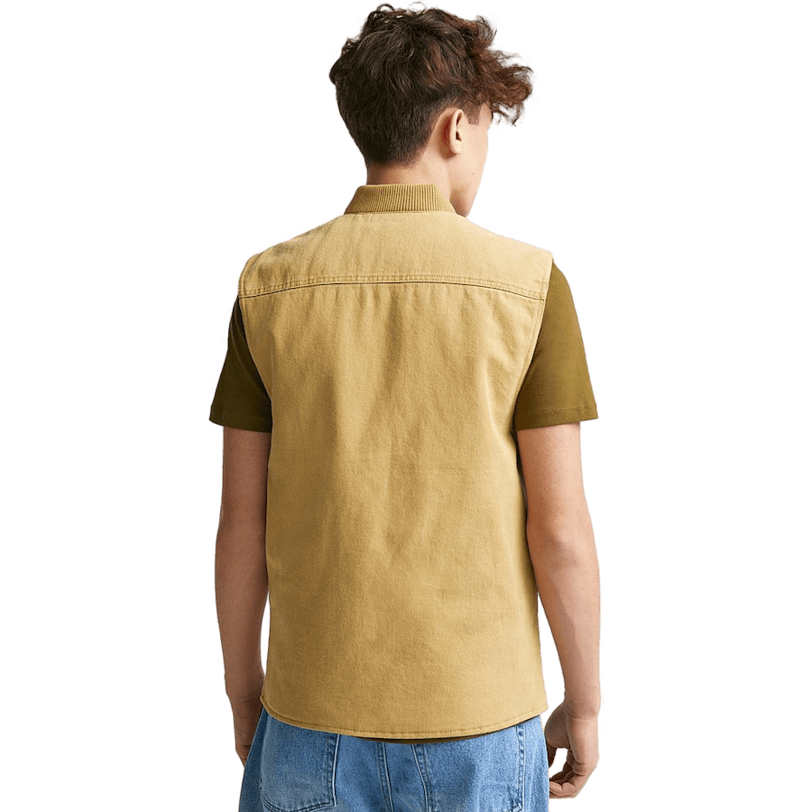Utility Vest Greige