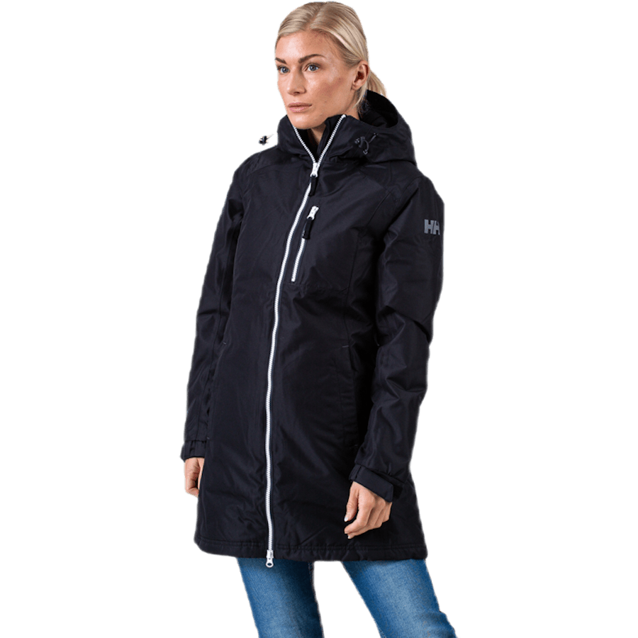 Long Belfast Winter Jacket Black