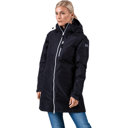 Long Belfast Winter Jacket Black