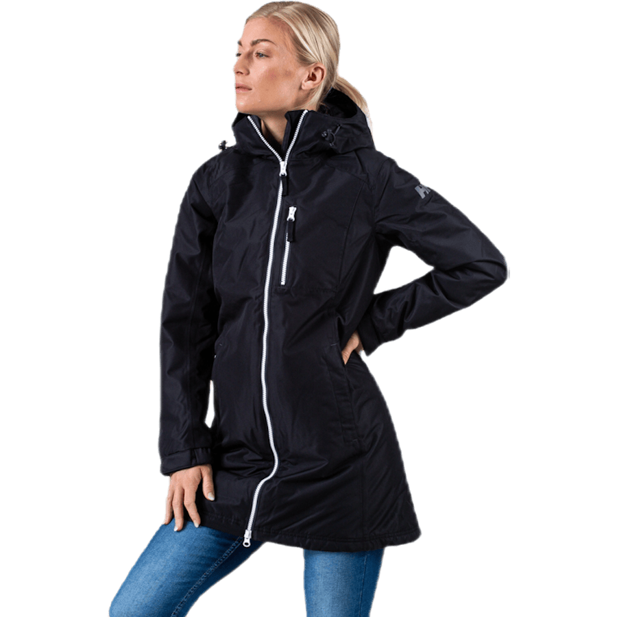 Long Belfast Winter Jacket Black