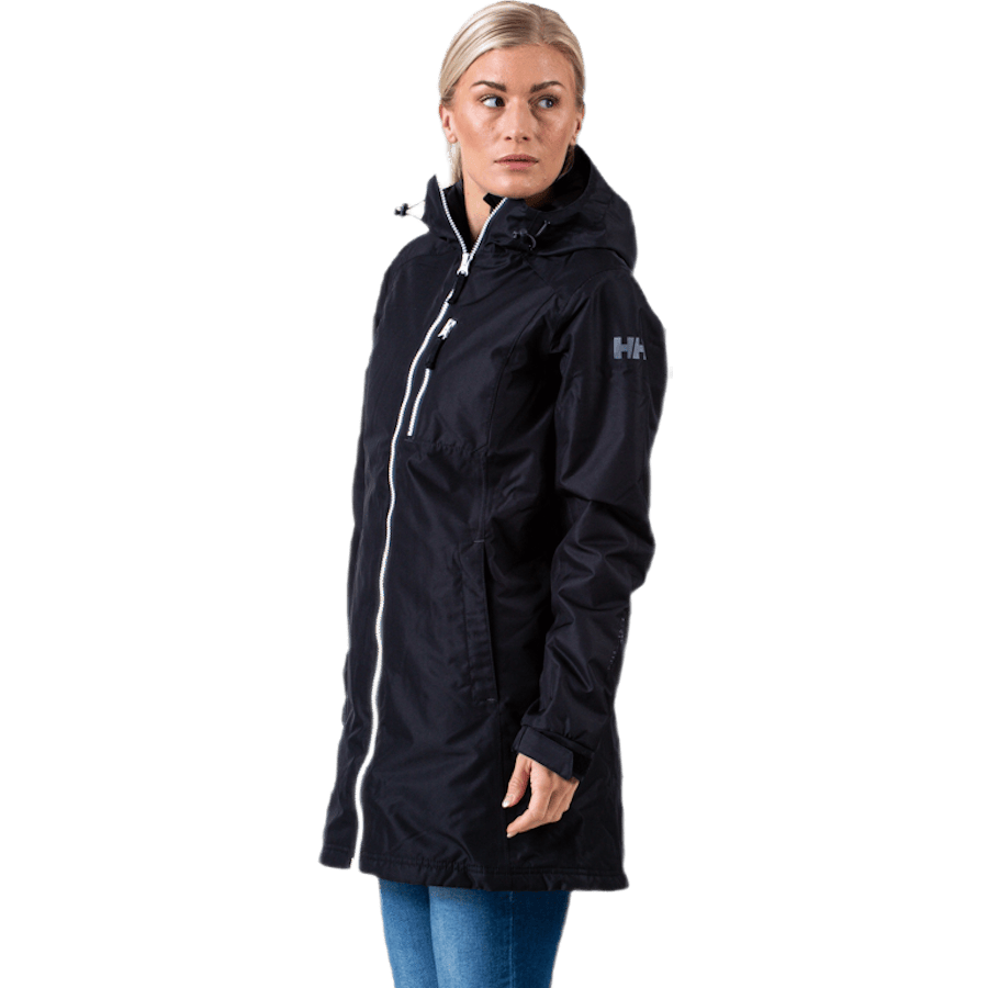Long Belfast Winter Jacket Black