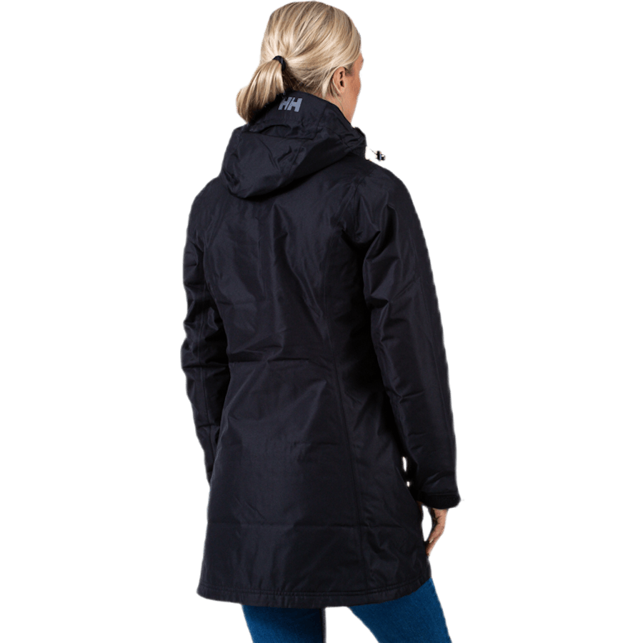 Long Belfast Winter Jacket Black