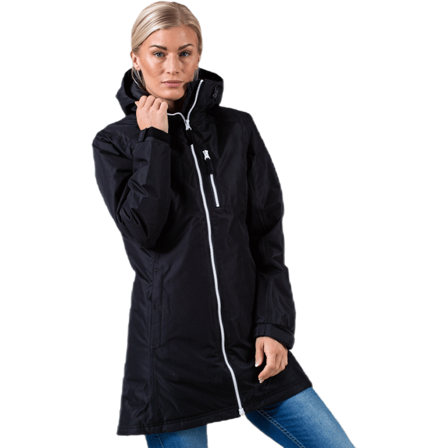 Long Belfast Winter Jacket Black