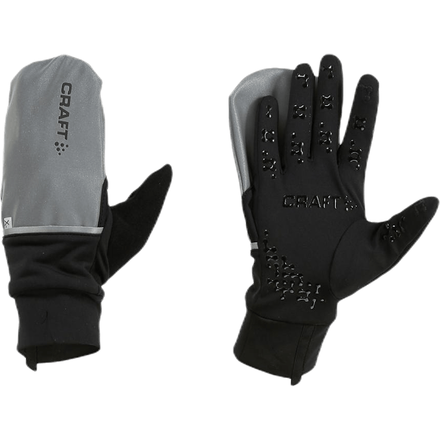 Hybrid Weather Glove Black/Silver