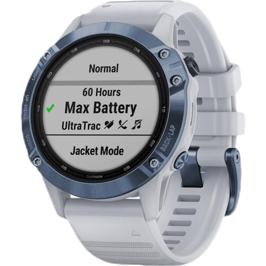 Fenix 6 Pro Solar Blue/White