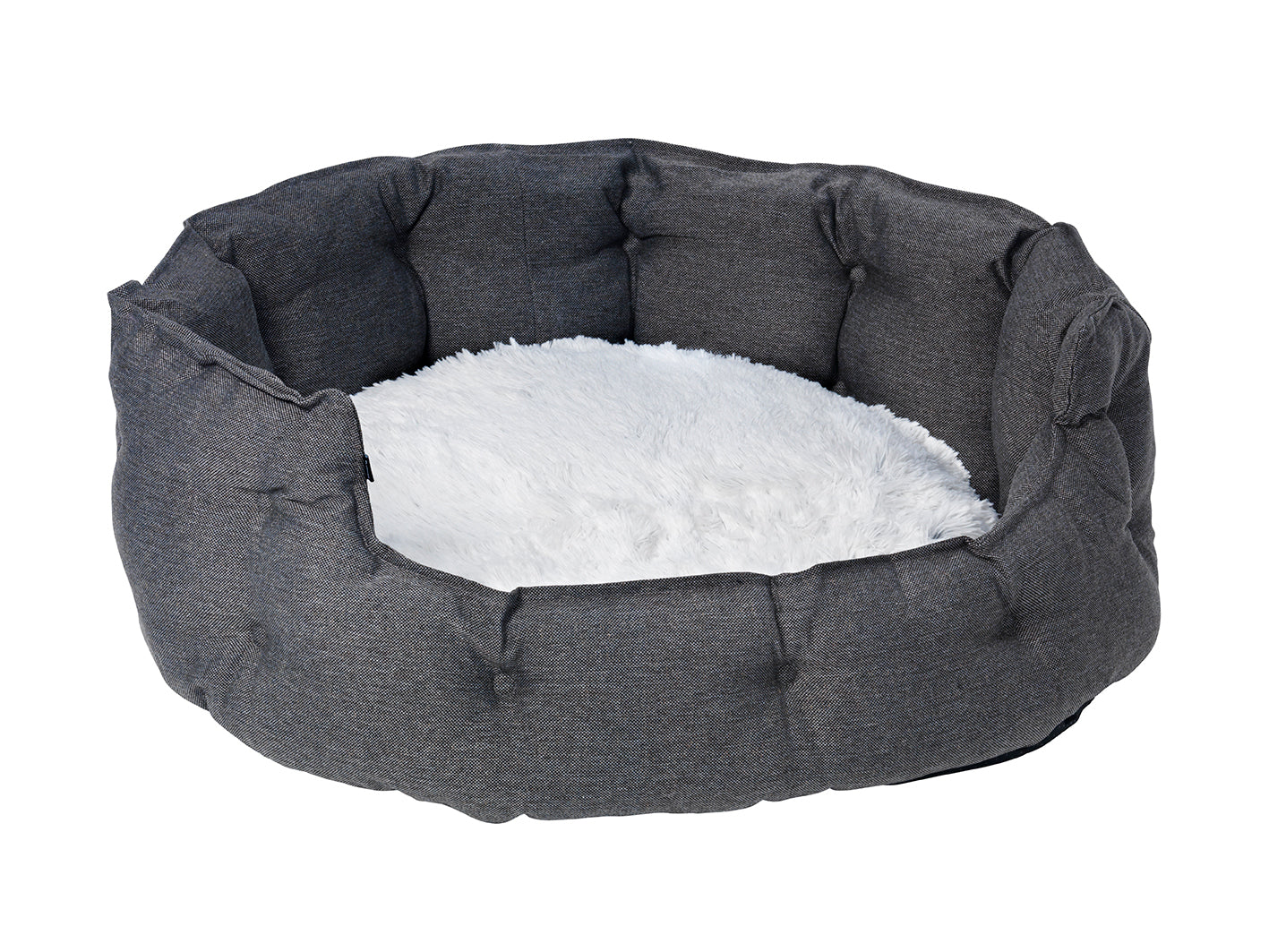 Classy Memory Foam Hundbädd Grå M