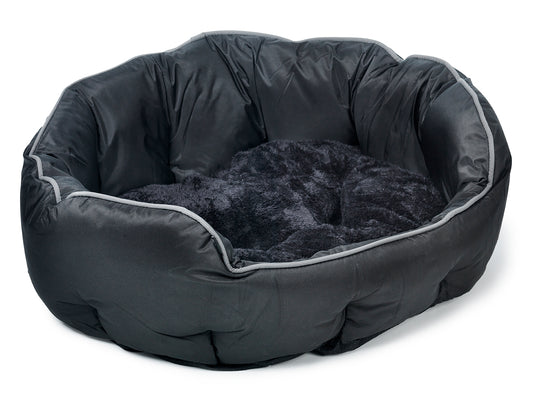 Buddy Hundbädd Oval Svart L