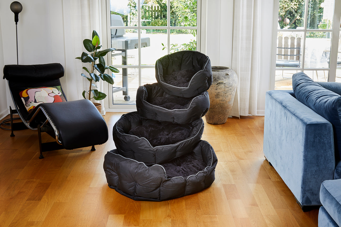 Buddy Hundbädd Oval Svart XL