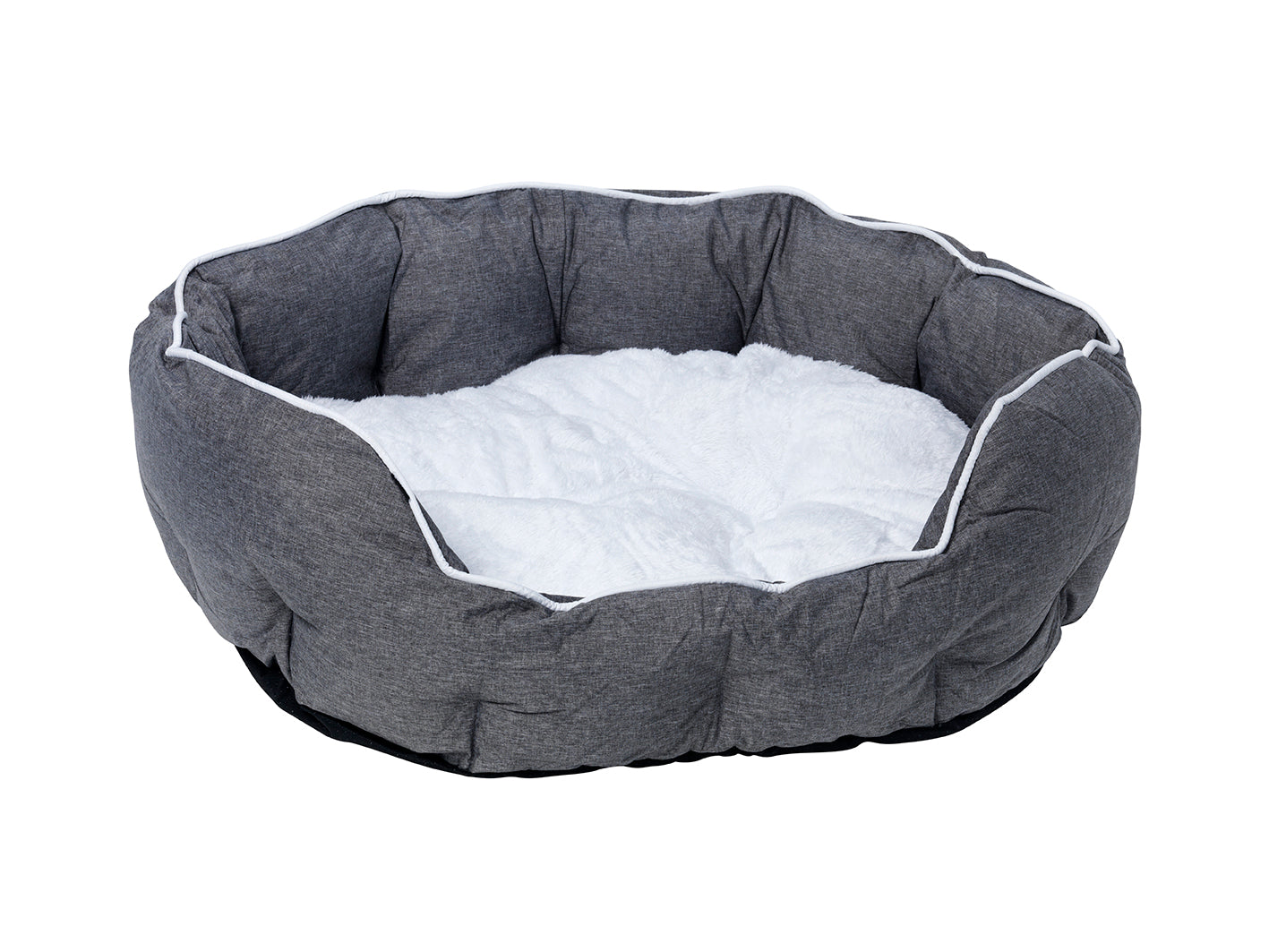 Buddy Hundbädd Oval Grå XL