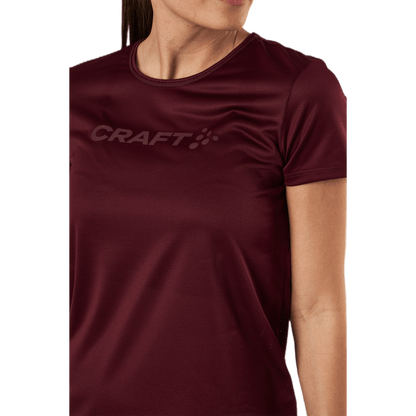 Core Essence SS Mesh Tee Red