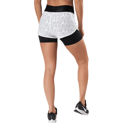 Core Charge Logo Shorts White/Black