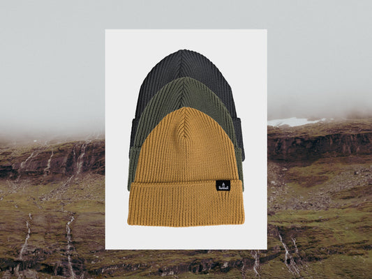 Beanie "Glöden" Svart 3 pack