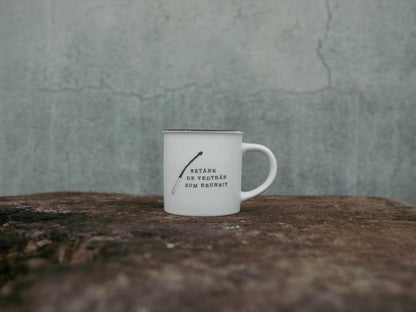 Porcelain mug "Betänk"