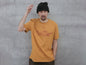 T-shirt "Jazz and Fly fishing" - Ochre Yellow